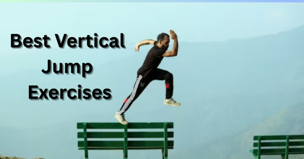 athlete performing box jumps and squat jumps for vertical jump training